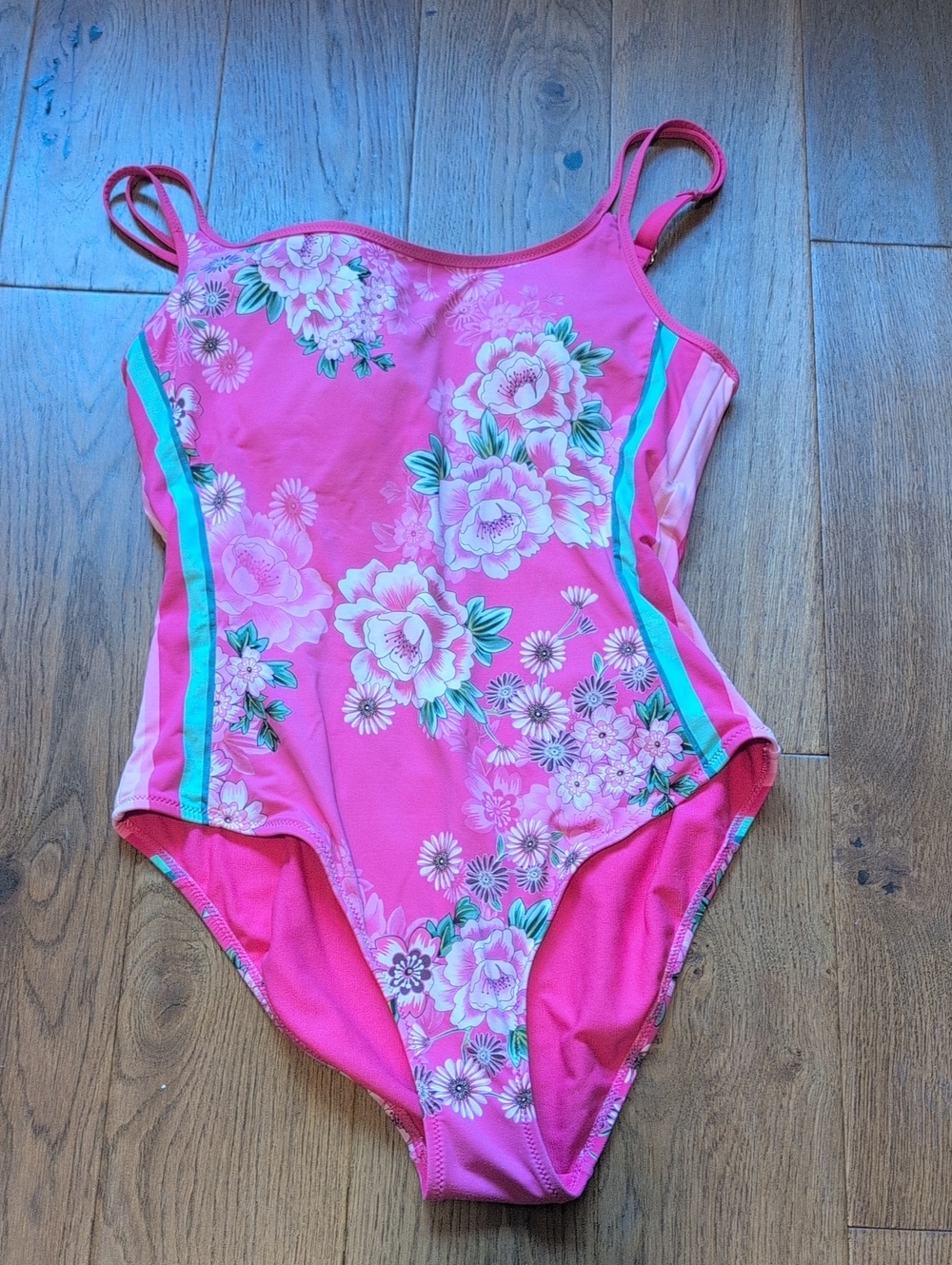 JOHNNY WAS BELROSE DOUBLE STRAP ONE PIECE SIZE Medium $198